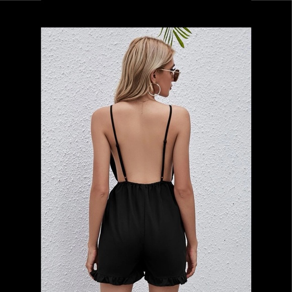 Never worn backless spaghetti strap romper - Picture 2 of 6